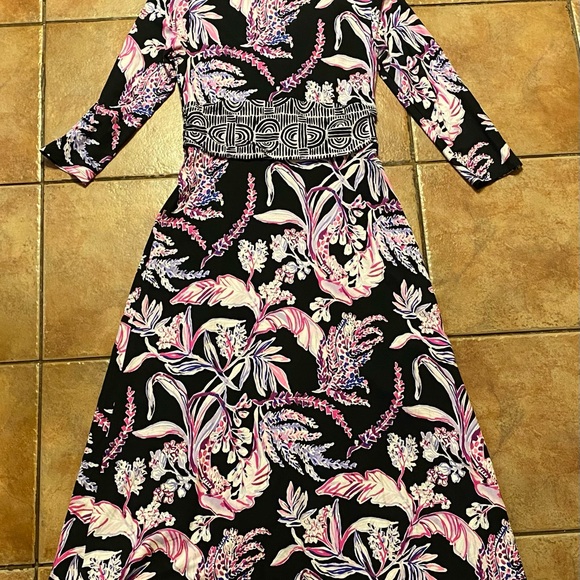 Lilly Pulitzer Fleuris Midi Dress Medium - Picture 6 of 10